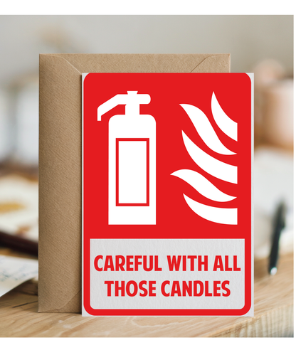 Careful With All Those Candles Age Joke