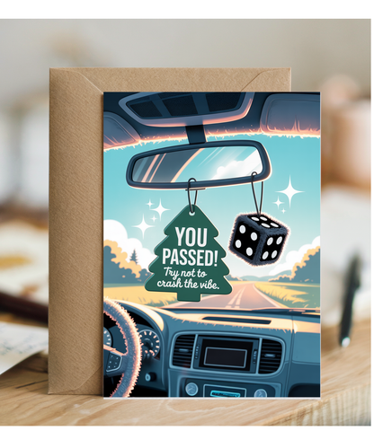 you passed! Try not to crash the vibe