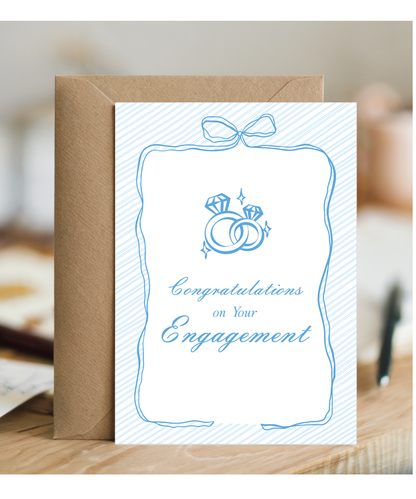Congratulations on Your Engagement Coquette Style
