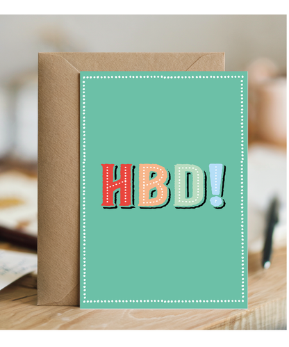 HBD Happy Birthday