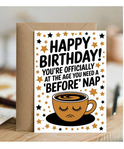 Happy Birthday! You’re Officially at the Age Where You Need a ‘Before’ Nap