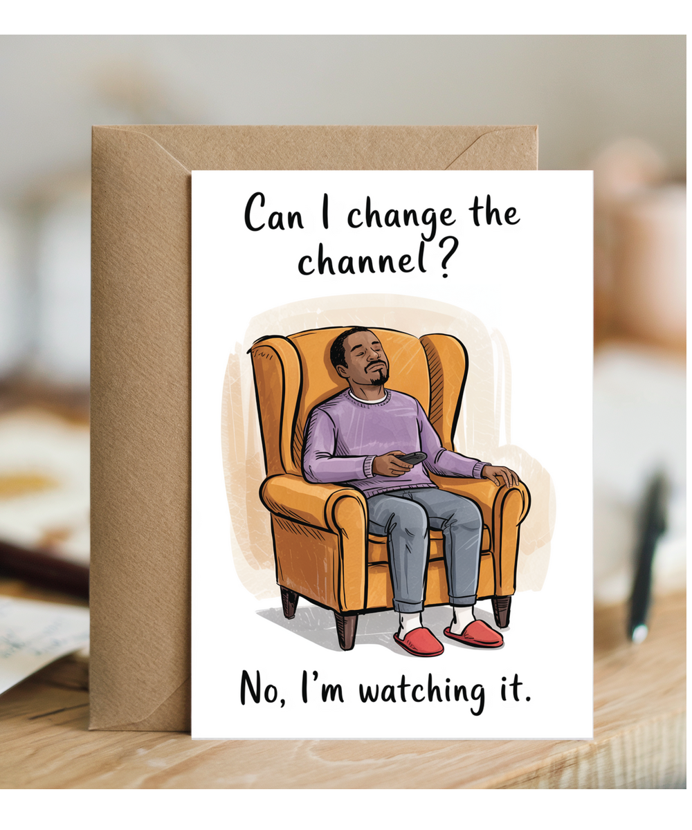 father's day card can I change the channel