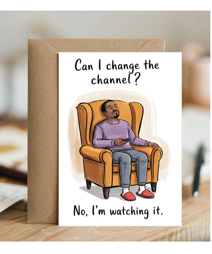 father's day card can I change the channel