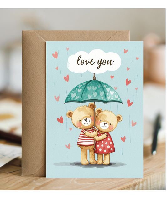 Valentines teddy bears love you