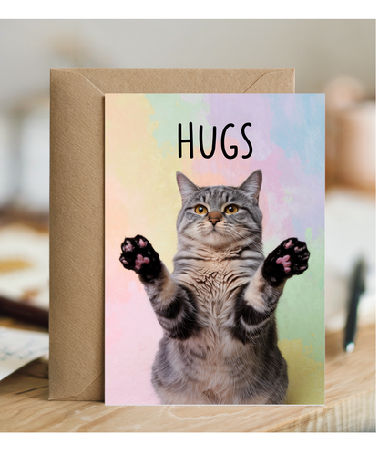 Hugs with Cat Giving a Hug