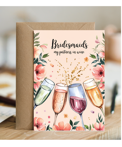bridesmaids my partners in wine