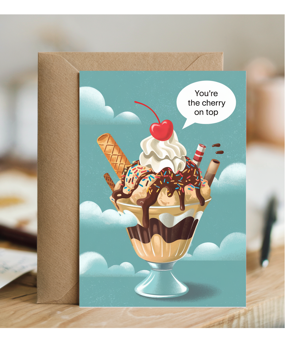 You’re the cherry on top Greeting Card