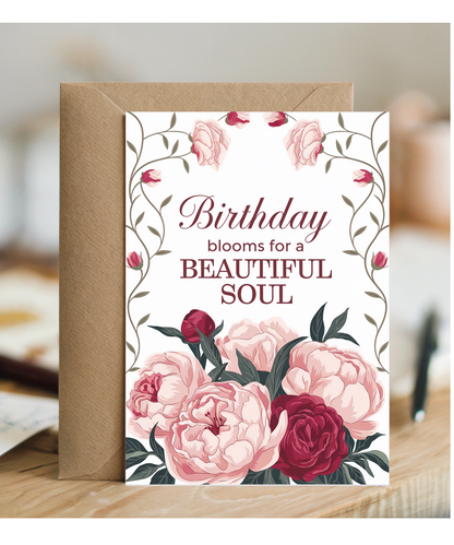 Birthday blooms for a beautiful soul