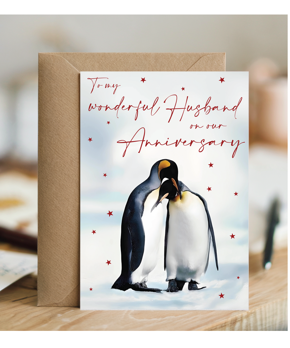 To my wonderful husband penguin