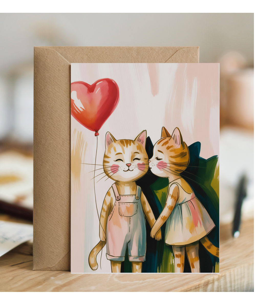 Valentines Kitties in love