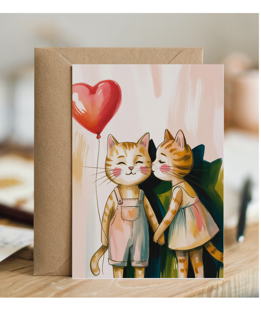 Valentines Kitties in love