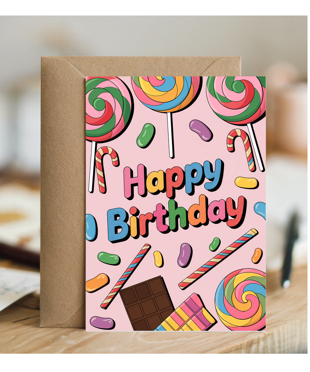 Lollipop and Candy-Themed Design