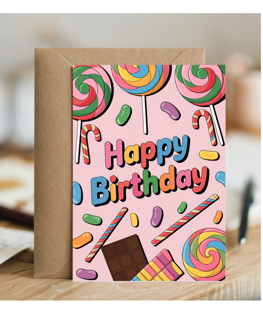 Lollipop and Candy-Themed Design