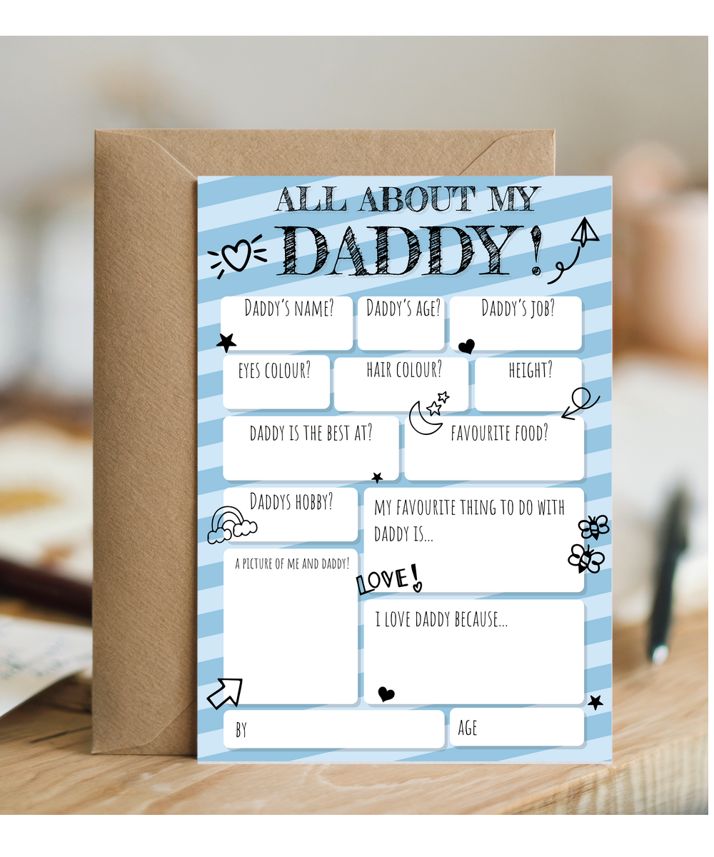 All about Daddy fill in