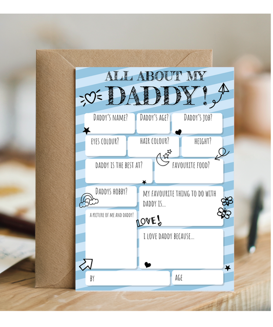 All about Daddy fill in