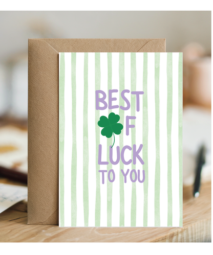 Best of luck to you