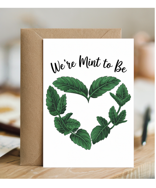 We’re mint to be Greeting Card