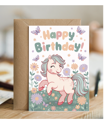 Happy Birthday Pretty Pastel Pony