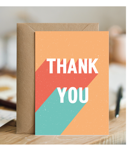 Thank You in Retro Style