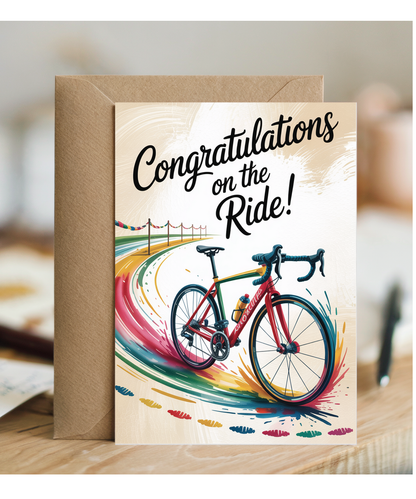 congratulations on the ride