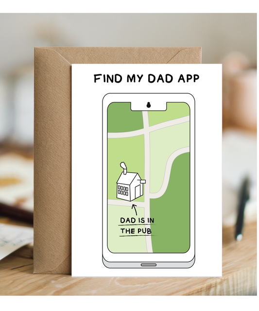 Father's Day Find my Dad App