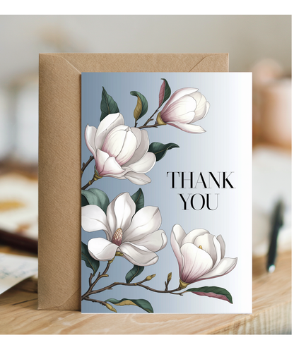 Thank You - Magnolia Blossoms