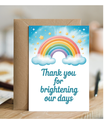 Thank you for brightening our days