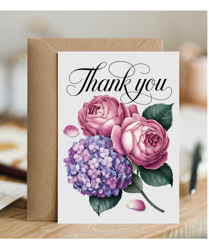 Thank You - Rose and Hydrangea Design