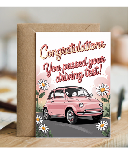 congratulations you passed your driving test daisies