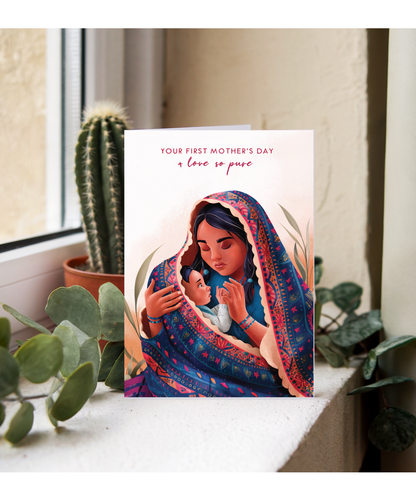 your first mother's day, a love so pure Indigenous mother