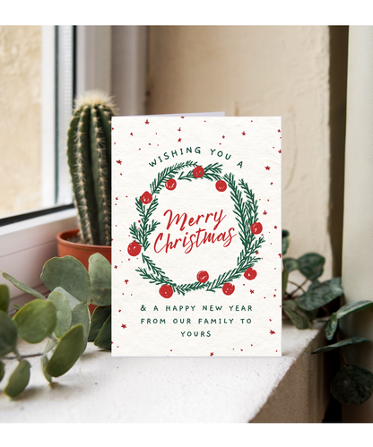 Wishing you a merry Christmas from our family to yours doodle