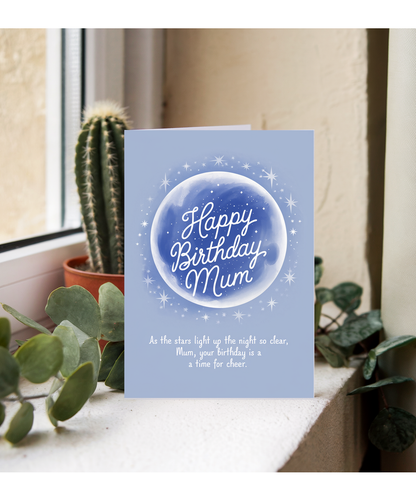 Happy Birthday Card Mum thoughtful for her