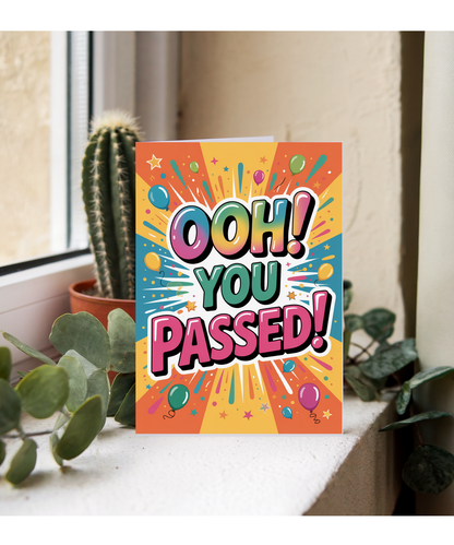 congrats you passed your test