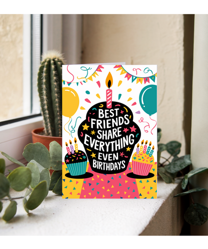 Best Friends Share Everything Even Birthdays