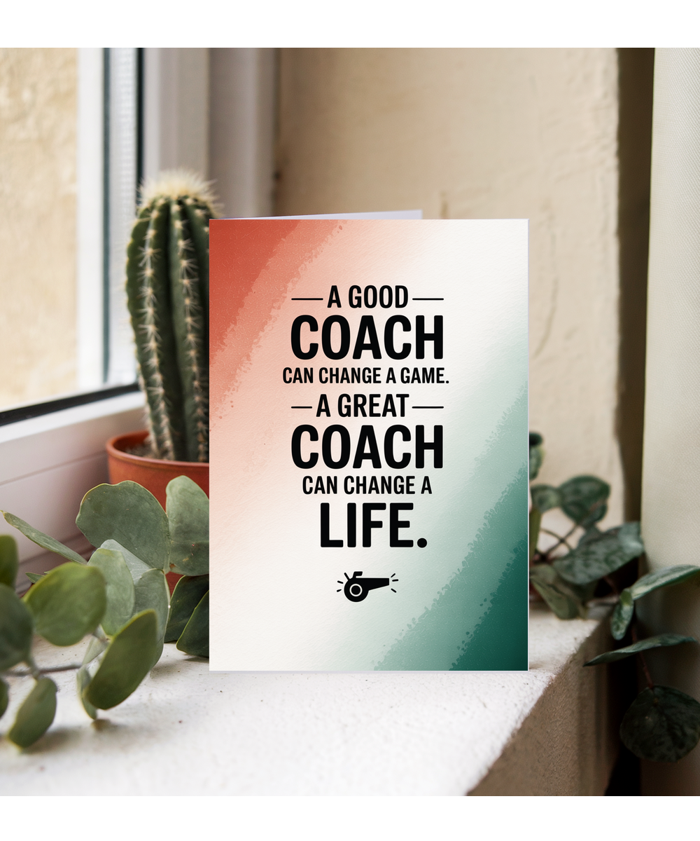 A great coach can change a life