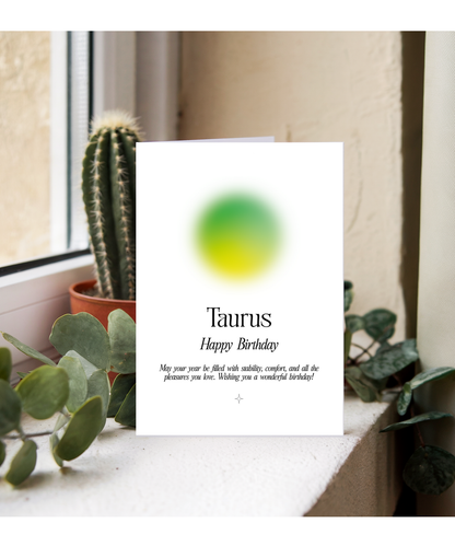 Happy Birthday Taurus Star Sign