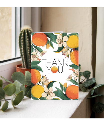 Thank You - Citrus Blossom Design
