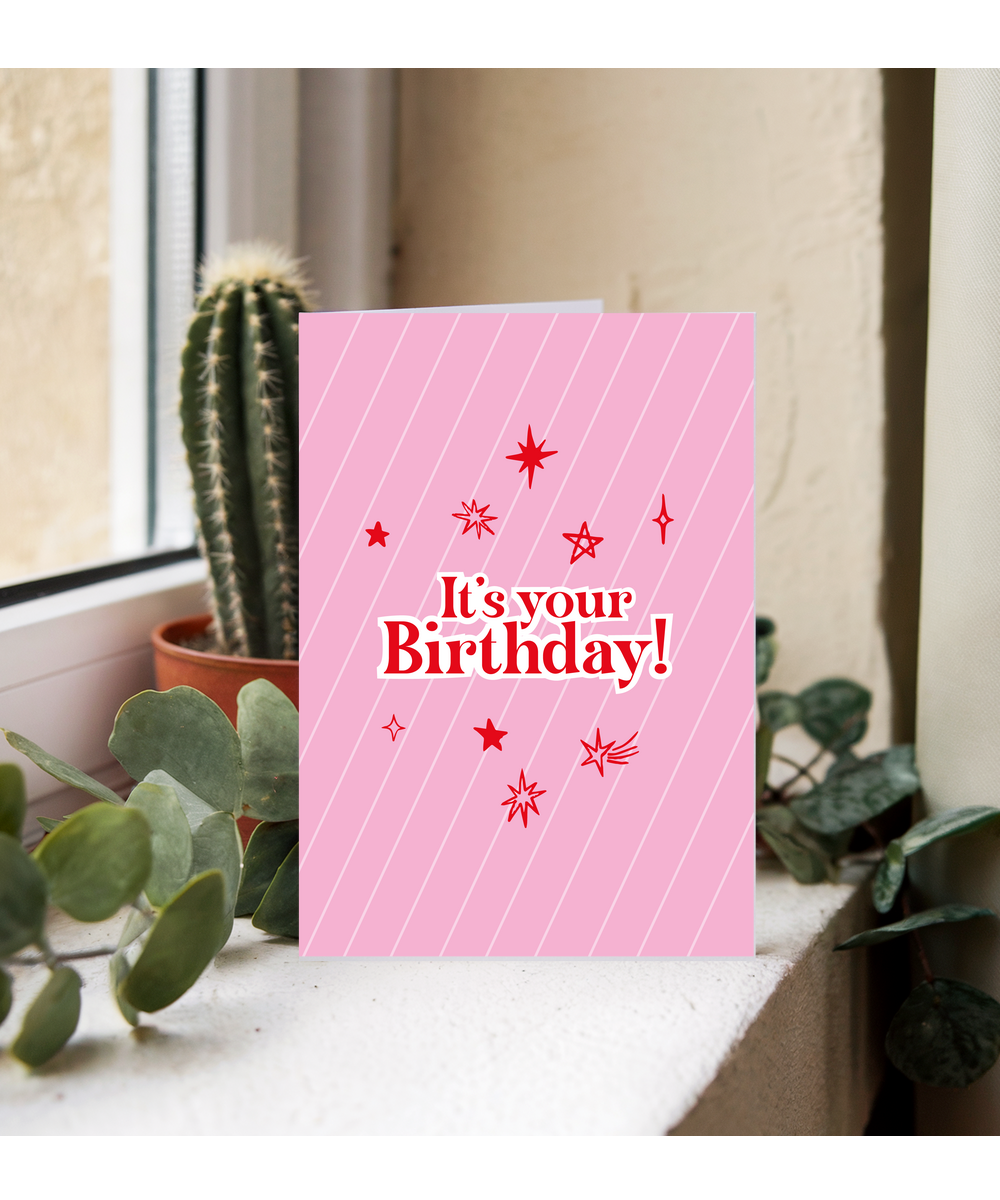 Its Your Birthday Pink and Girly