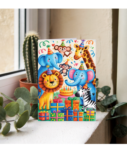 Kids birthday safari animal party