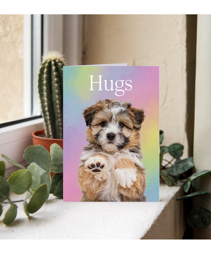 Hugs - Puppy Giving a Hug