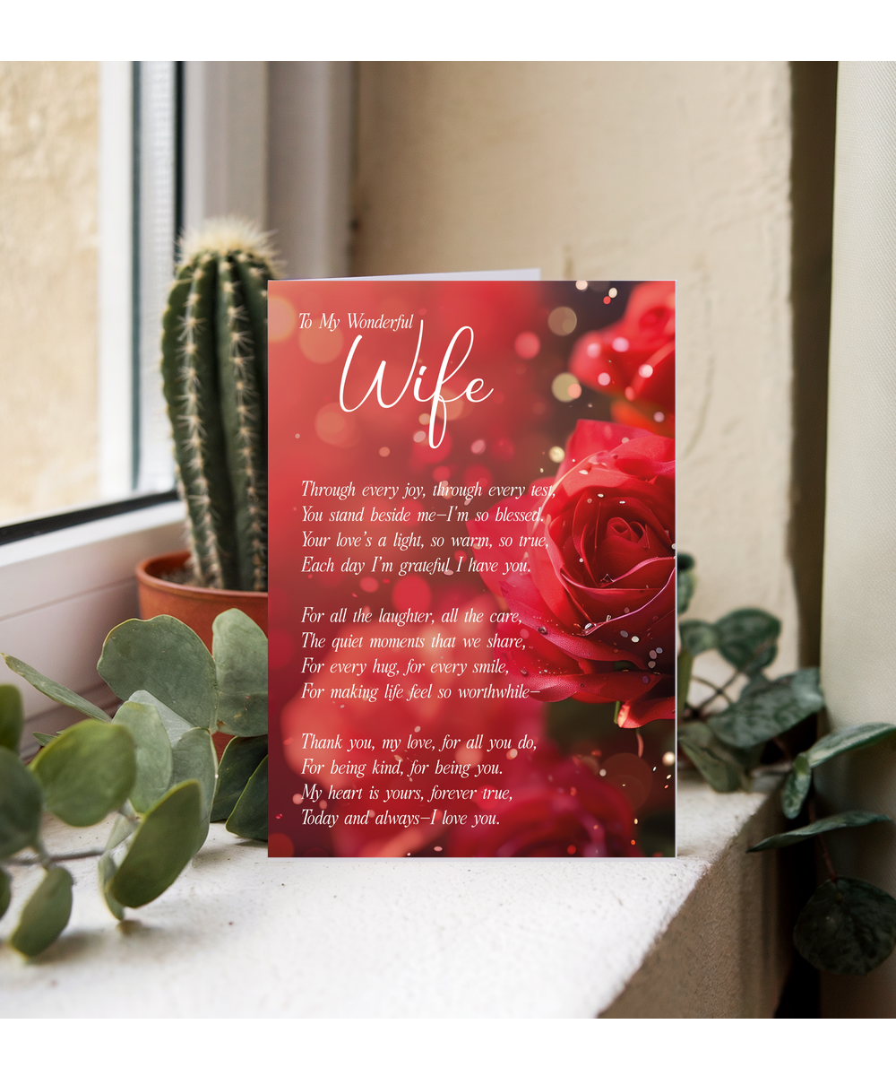 Romantic To My Wonderful Wife