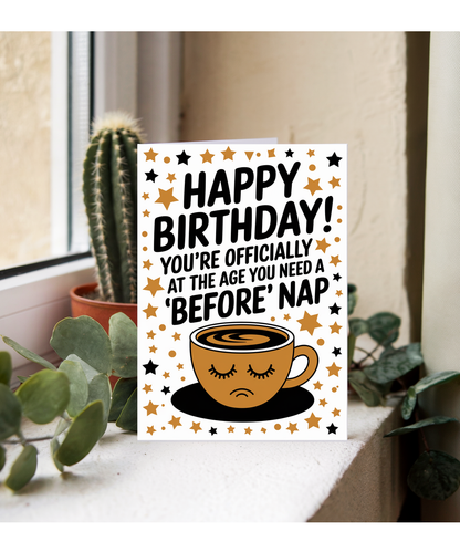 Happy Birthday! You’re Officially at the Age Where You Need a ‘Before’ Nap