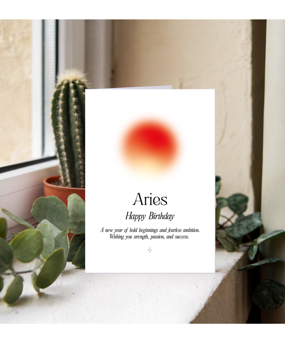 Happy Birthday Aries Star Sign