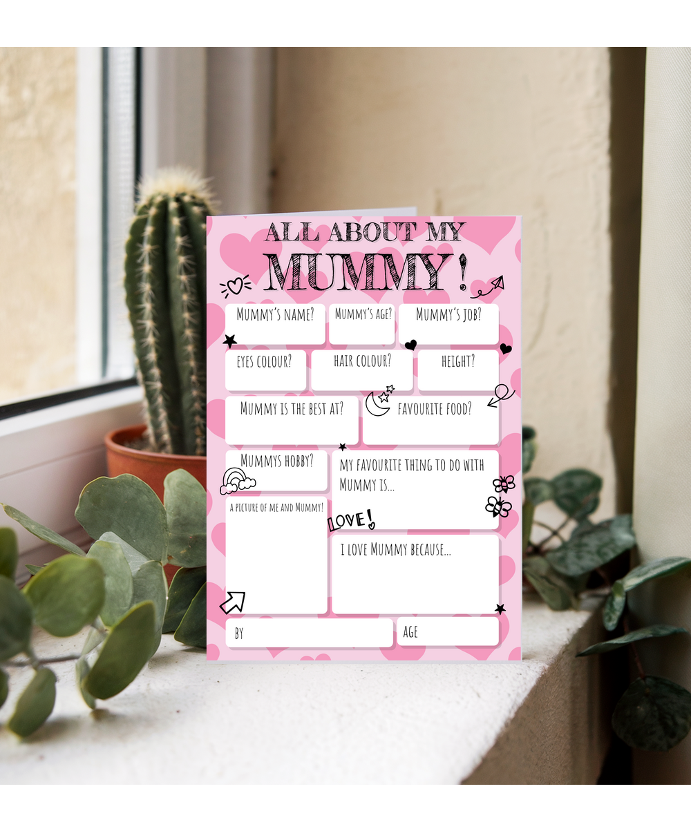 All about Mummy fill in