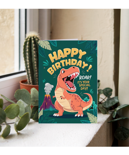 happy birthday! Roar, it's your special day