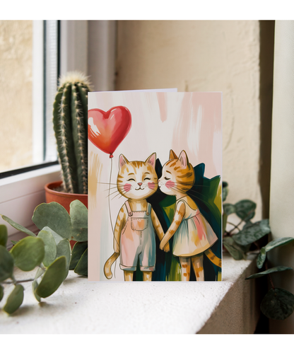 Valentines Kitties in love