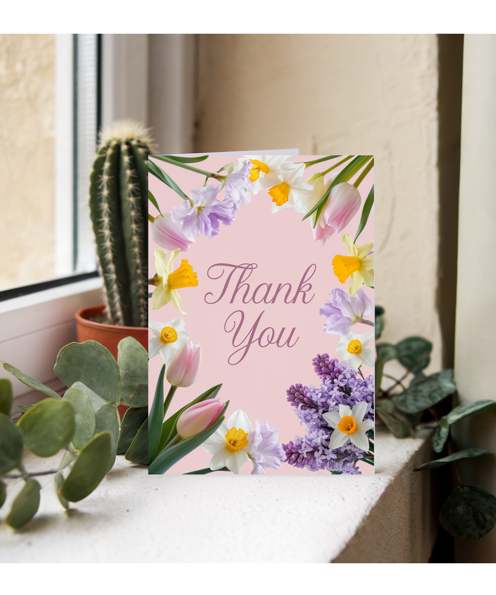 Thank You - Mixed Spring Blooms