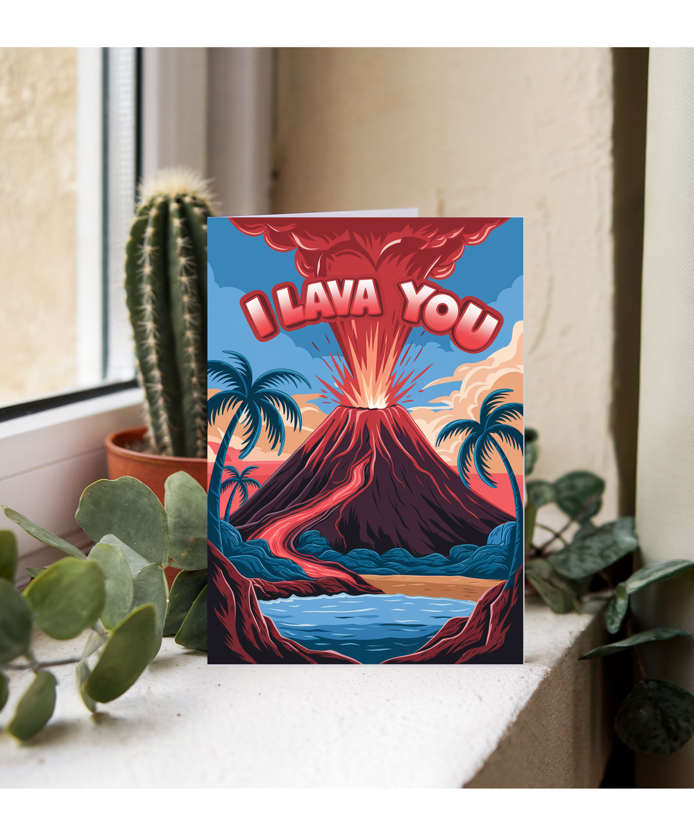 I lava you Greeting Card