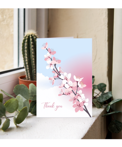 Thank You - Spring Blossom Branch