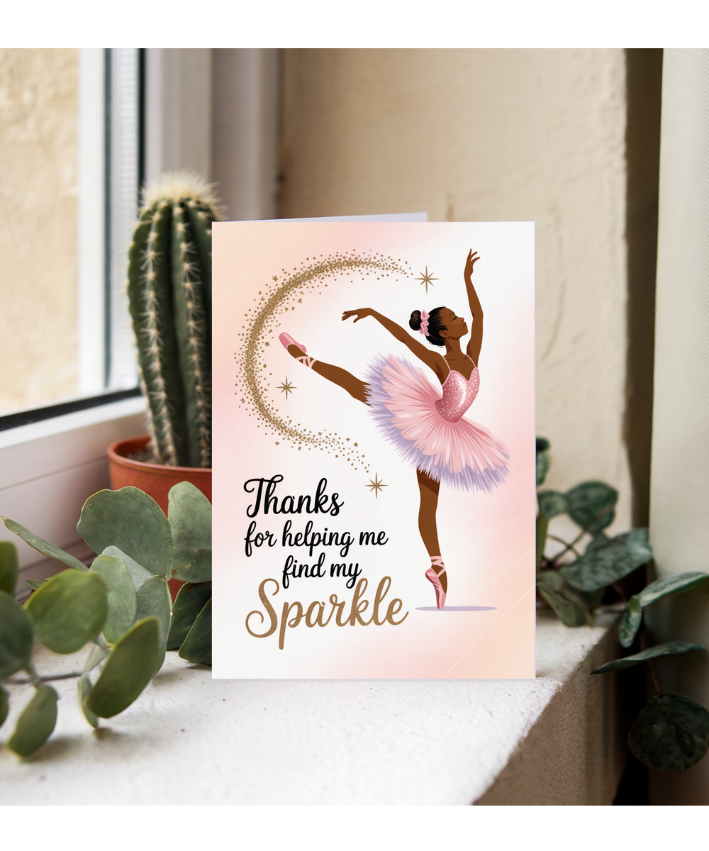 Thanks for helping me find my sparkle dark